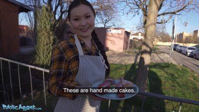 Luna - Luna Truelove's Cream Cakes for a Creampie in Public Agent's POV - sexu.com - China - Asian