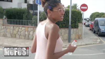 Luna - Mofos - Sexy Luna Corazon Spices Up Her Vacation In Spain By Fucking A Huge French Dick In Public - sexu.com - France - Spain - Brazil - Latin