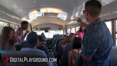 Keiran Lee - Lee - Keiran Lee gives Kaci Lynn a ride on the bus - Public fantasy with small boobs and skinny bus driver - sexu.com